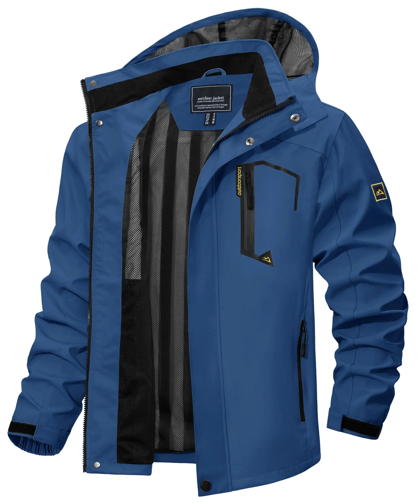 Waterproof Breathable Men's Windbreaker Jacket