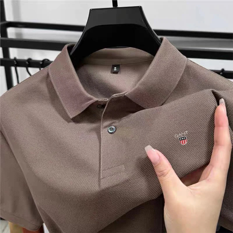 Classic Comfortable Men's Polo Shirt - Soft & Moisture Wicking