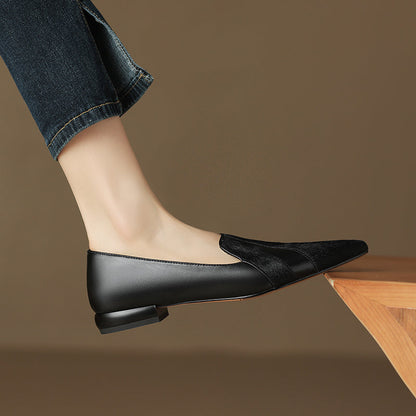 Klara Genuine Leather Flats