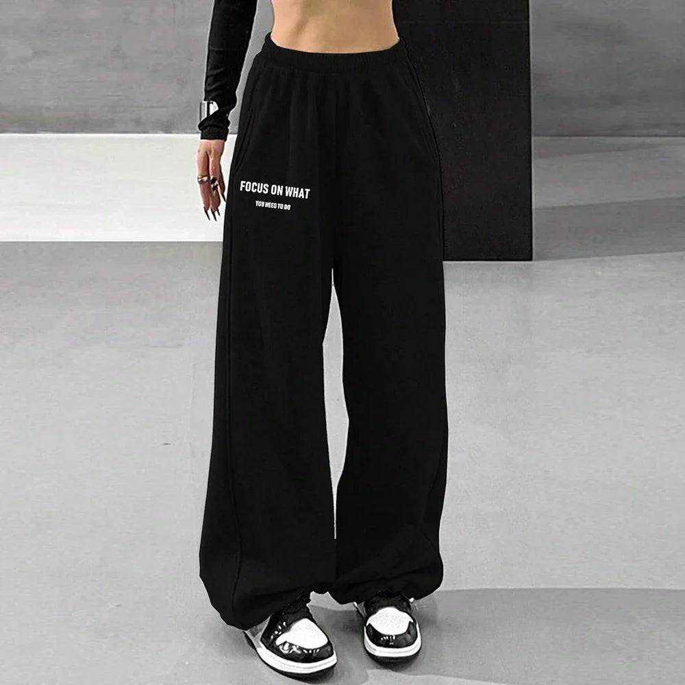 Comfortable High Waist Wide Leg Casual Pants - BritishElegance