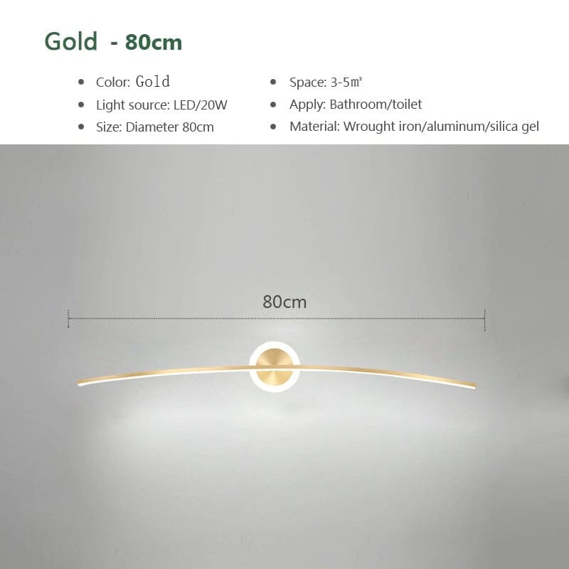 Bright LED Bathroom Wall Mirror Light