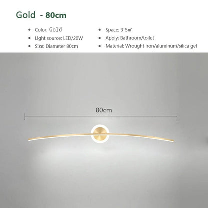 Bright LED Bathroom Wall Mirror Light