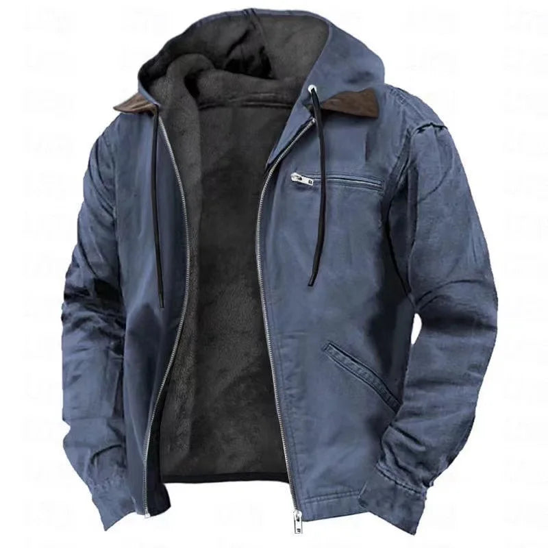 Cozy Men's Fleece Hooded Sweatshirt