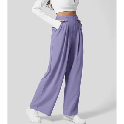 Ladies Classic Straight Leg Formal Pants - BritishElegance