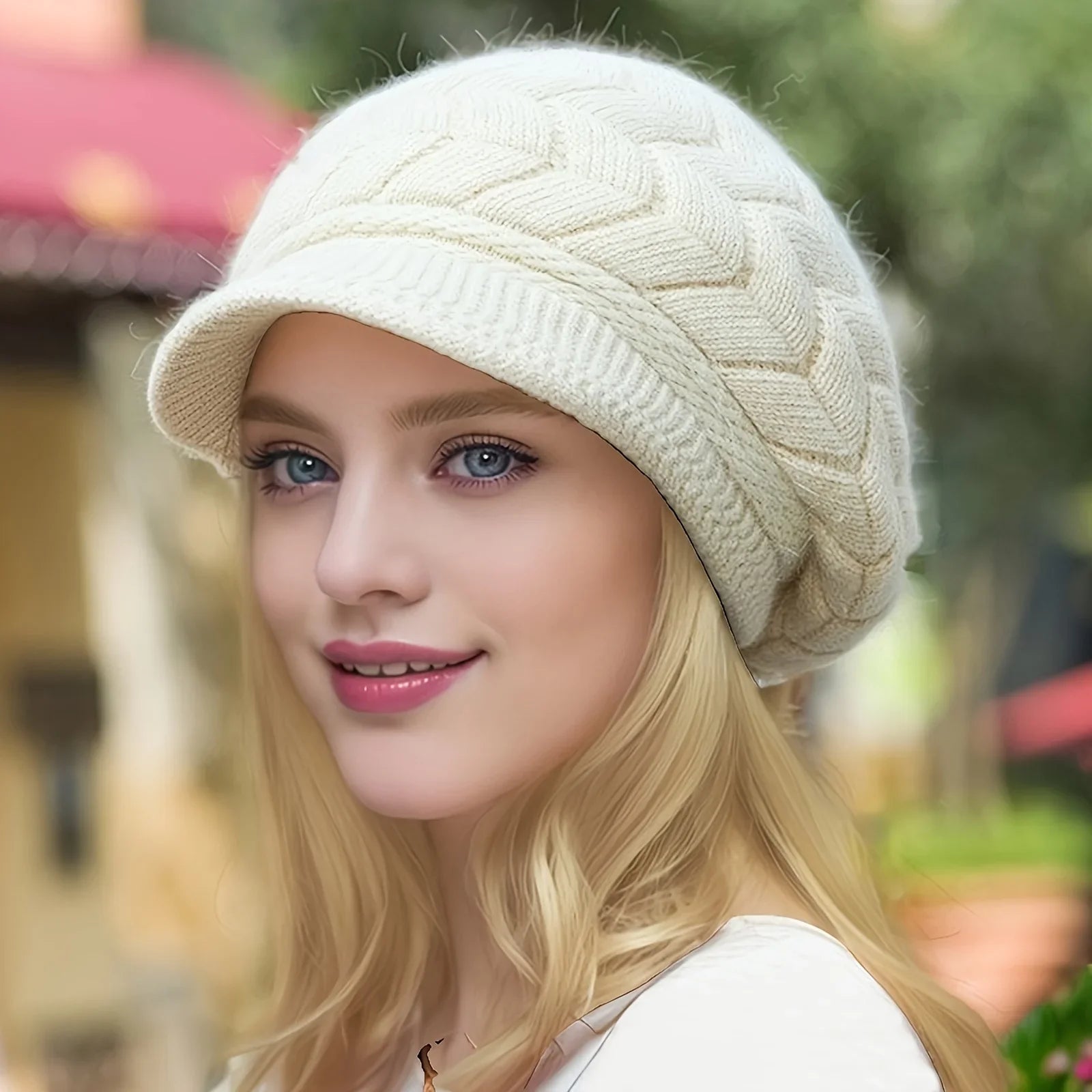 Classic Ladies Cold Weather Beanie Hat - BritishElegance