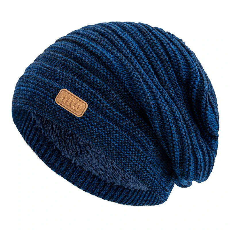 Casual Stripe Warm Winter Hat