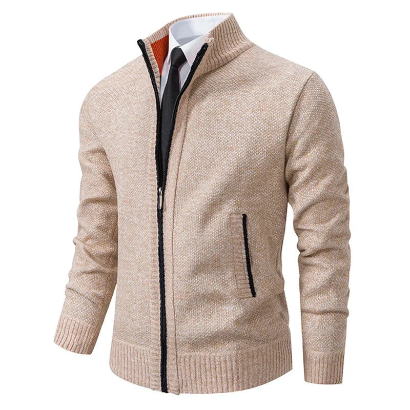 Warm Mens Zip Up Fleece Jacket