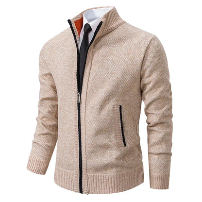 Warm Mens Zip Up Fleece Jacket