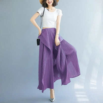 Slim Fit Women's Mermaid Leg Pants Elegant Style