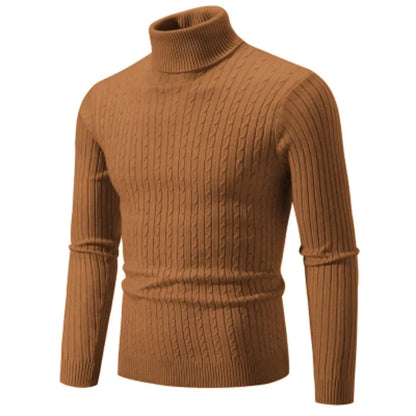 Warm Crew Neck Knit Sweater for Men