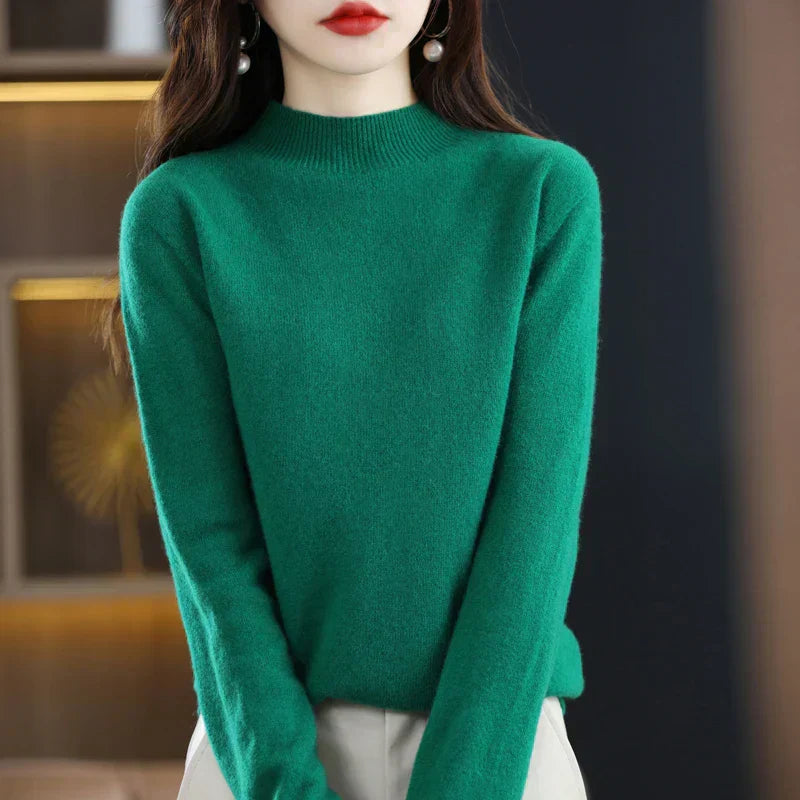 Cozy Pure Wool Women's Winter Sweater
