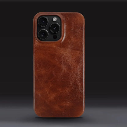 Premium Leather iPhone Cover Genuine Handmade