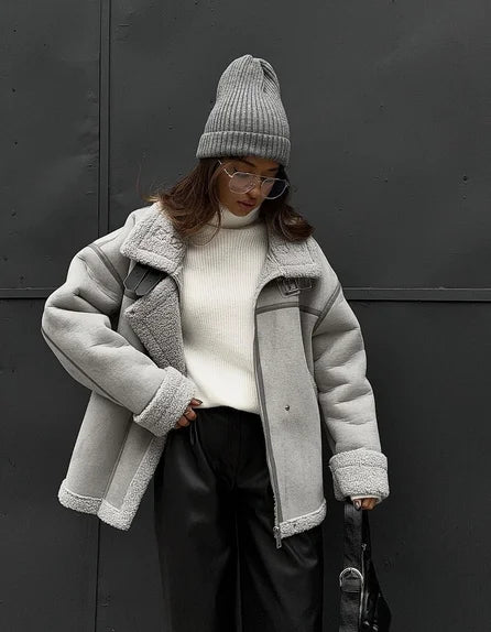 Women’s Fashion Spring Coat – Maja Soft Outerwear for Transitional Seasons