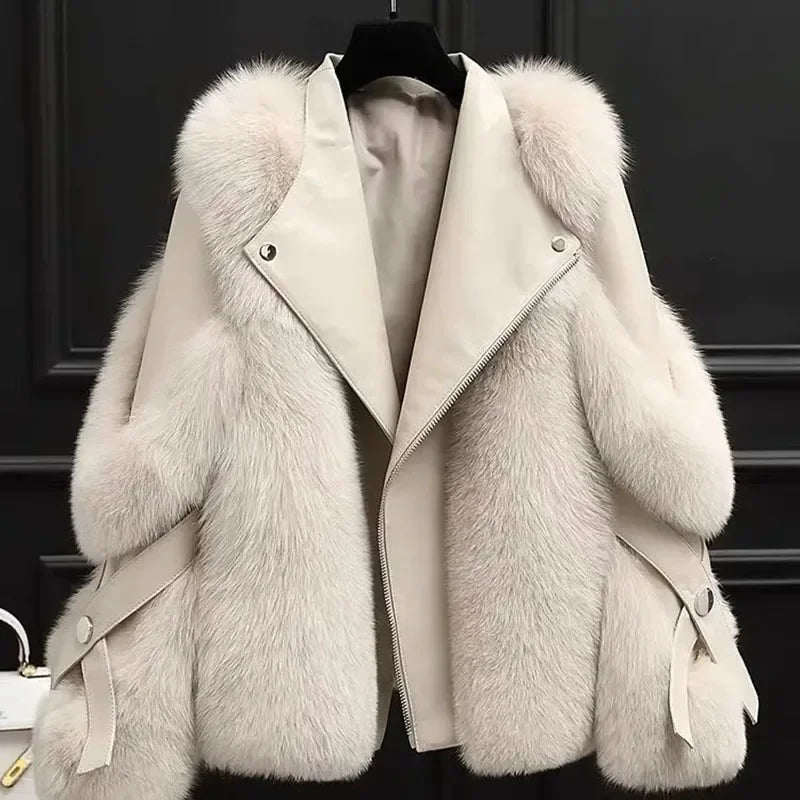 Premium Fake Fur Parka – Warm Winter Coat