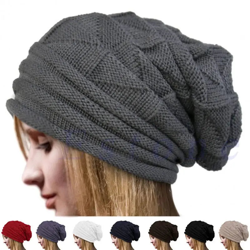 Cozy Slouchy Knit Winter Beanie - BritishElegance
