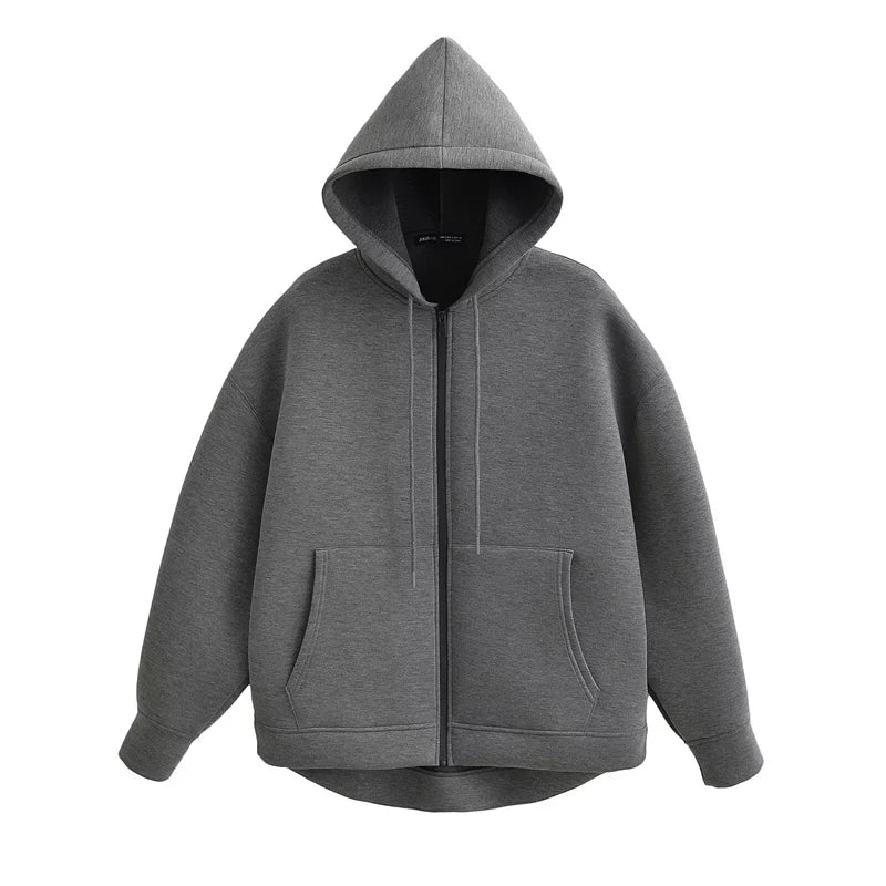 Cozy Women's Relaxed Fit Hoodie with Pockets