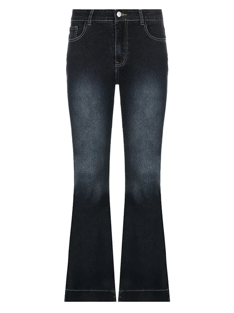 Classic Retro Relaxed Fit Blue Bell Jeans