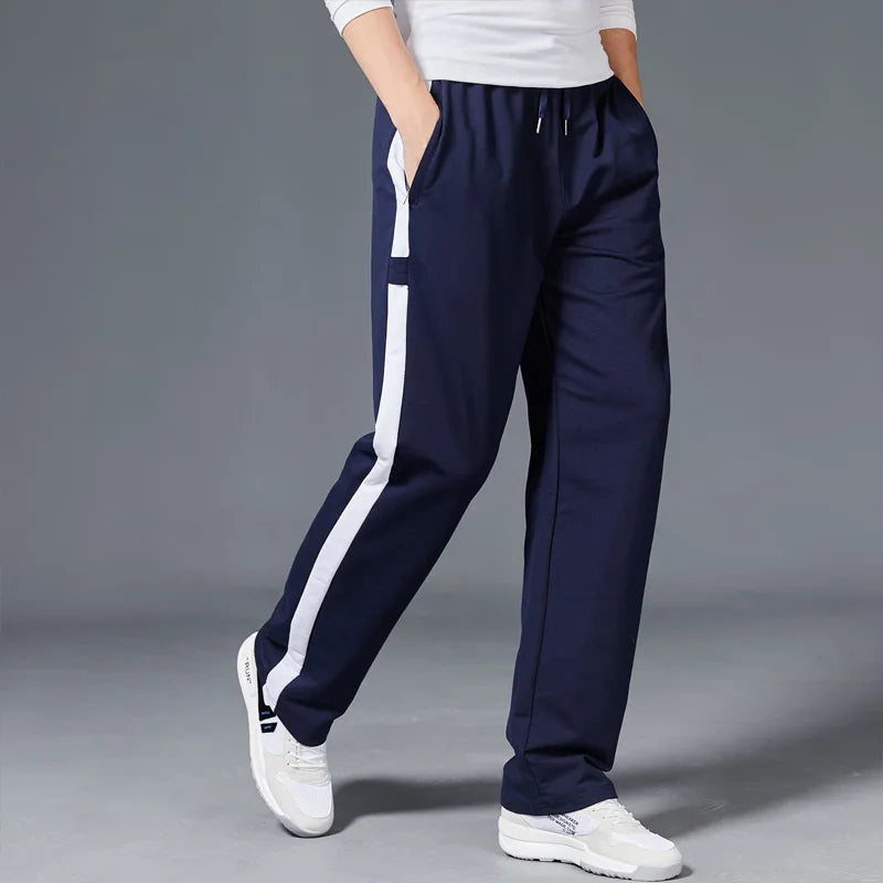 Comfortable Fit Men's Stripe Jogger Pants