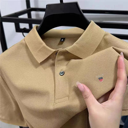 Classic Comfortable Men's Polo Shirt - Soft & Moisture Wicking