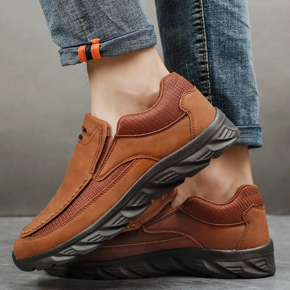 Breathable Leather Sneakers