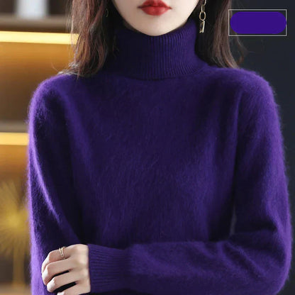 Luxury Soft Cashmere Crew Neck Winter Sweater