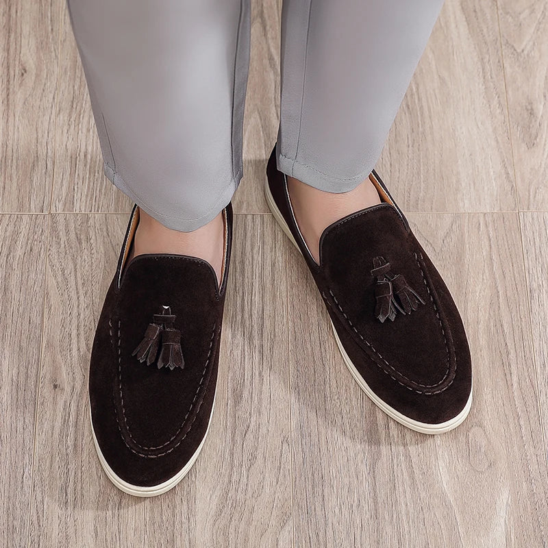 Premium Leather Men's Slip On Loafers