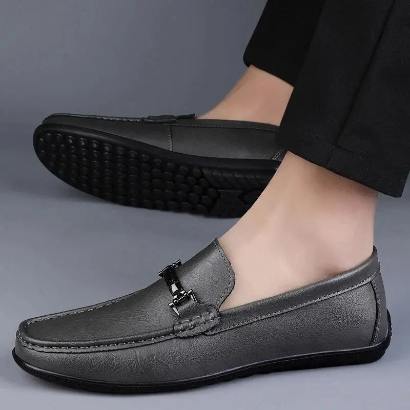 Vecchia | Leather Loafers – Classic Sophistication with Modern Detail