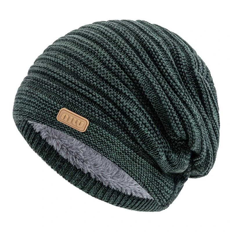 Casual Stripe Warm Winter Hat