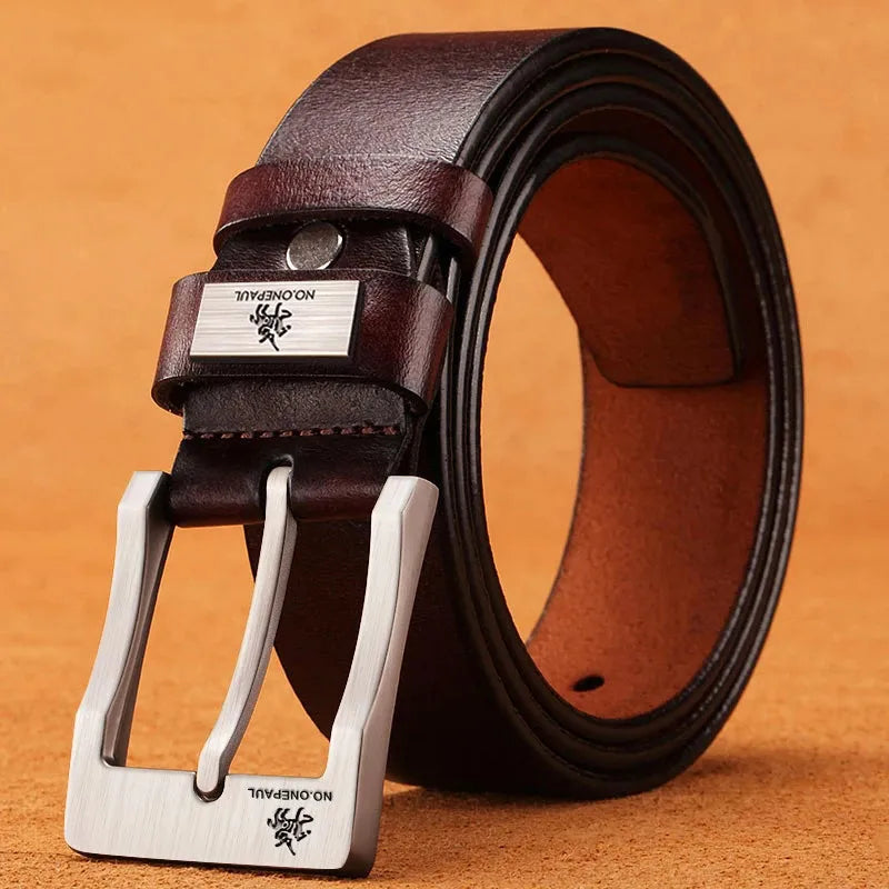 Premium Leather Jeans Belt for Men - BritishElegance