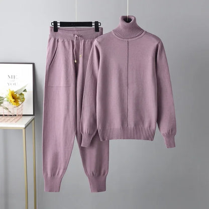 Cozy Women's 2-Piece Knit Outfit