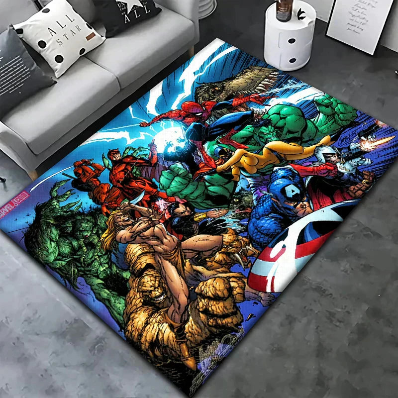Colorful Kids Rug Soft Playroom Carpet for Bedrooms