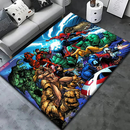 Colorful Kids Rug Soft Playroom Carpet for Bedrooms