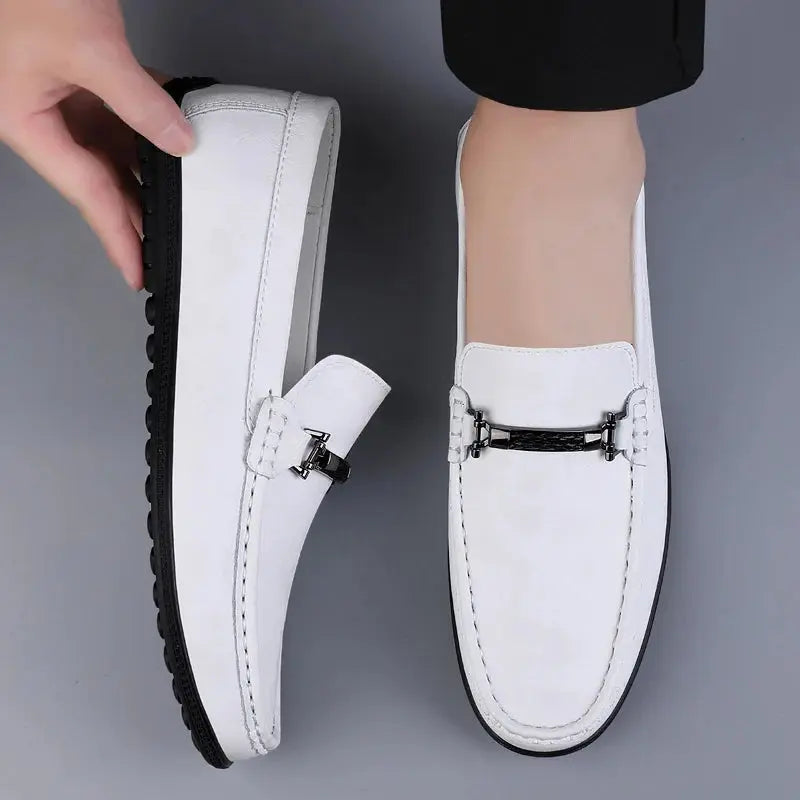 Vecchia | Leather Loafers – Classic Sophistication with Modern Detail