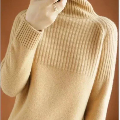 Soft Women's Wool Crew Neck Winter Sweater