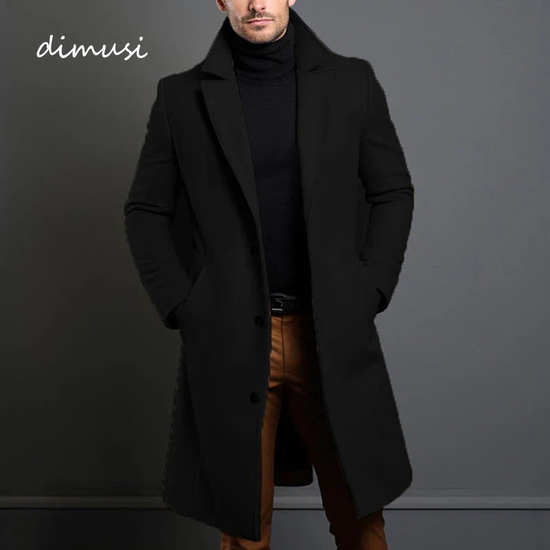 Classic Men's Wool Winter Coat