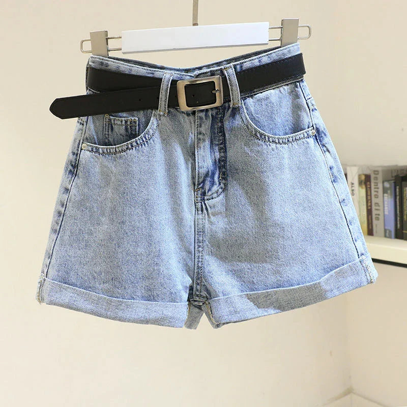 Comfortable Relaxed Fit Jean Shorts - BritishElegance