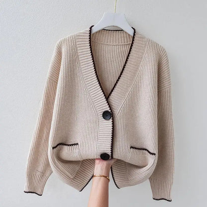 Rose – Women's Chic Button Cardigan