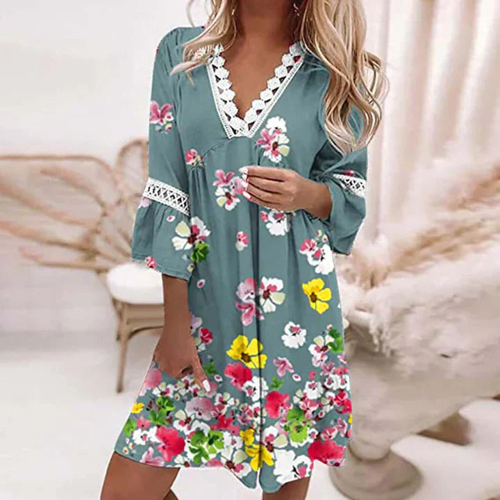 Airy Floral Sundress for Women in Lightweight Material