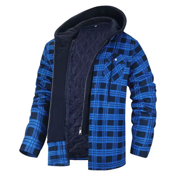 Soft Checked Shirt Jacket by Gilles
