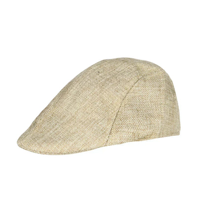 Classic Wool Newsboy Flat Cap - Traditional Unisex Hat