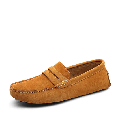 Authentic Leather Slip On Shoes