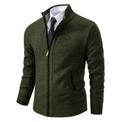 Warm Mens Zip Up Fleece Jacket