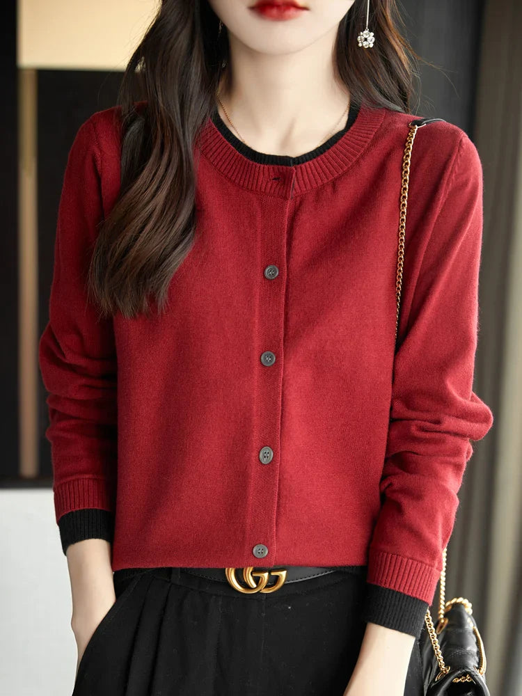 Soft Pastel Open Front Cardigan Sweater for Women