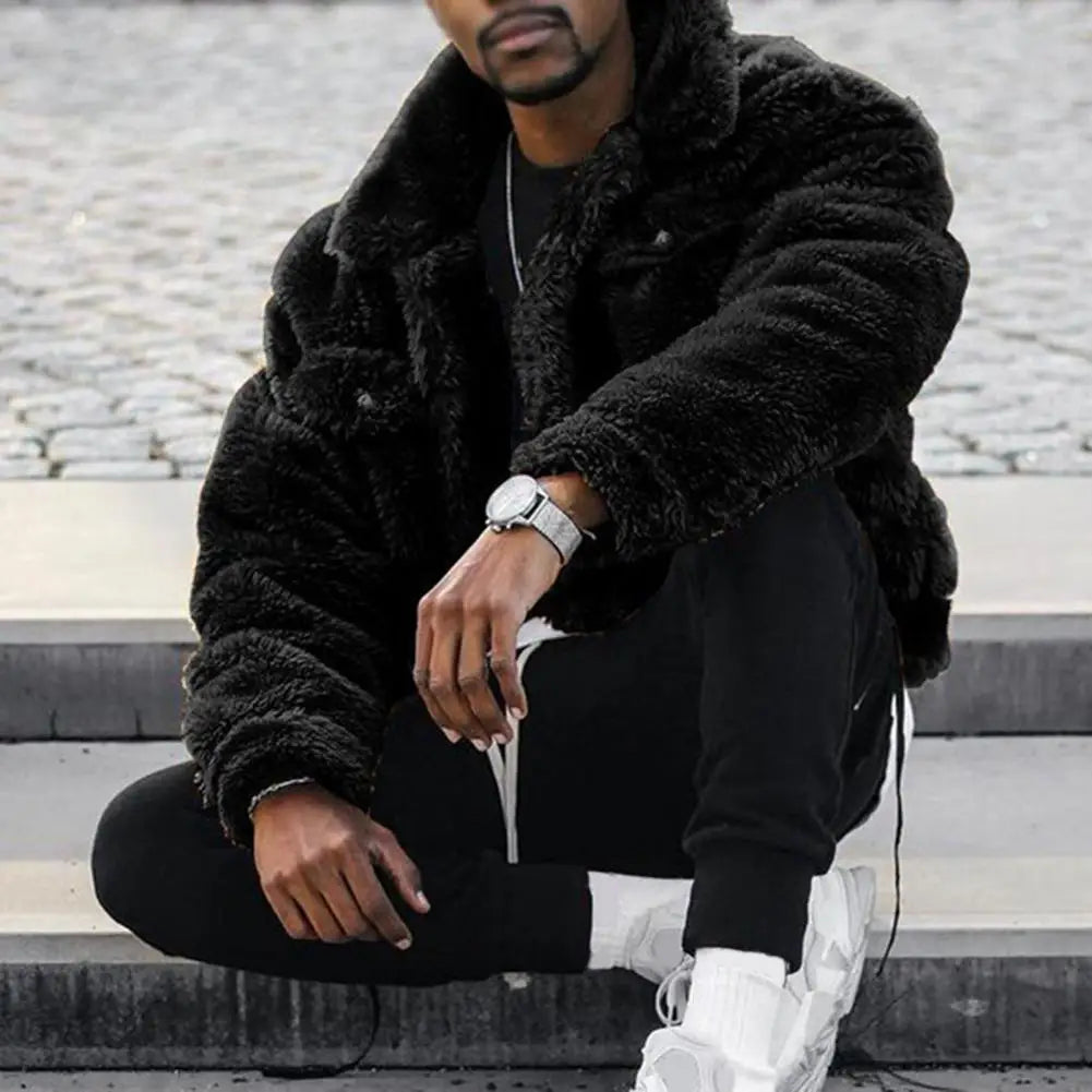 Max – Suede Jacket Man - Stylish Plush | Winter Coat