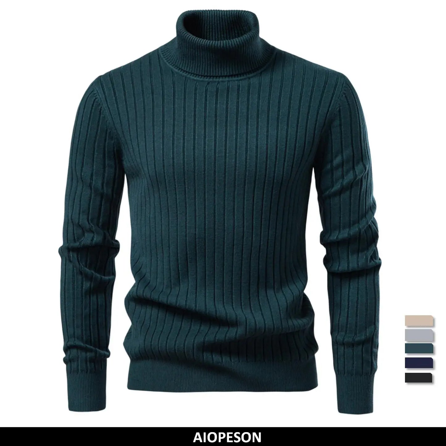 Men's Cozy Thermal Crew Neck Sweater - BritishElegance