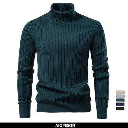 Men's Cozy Thermal Crew Neck Sweater - BritishElegance