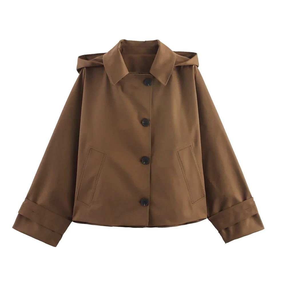 Waterproof Men's Classic Short Trench Coat
