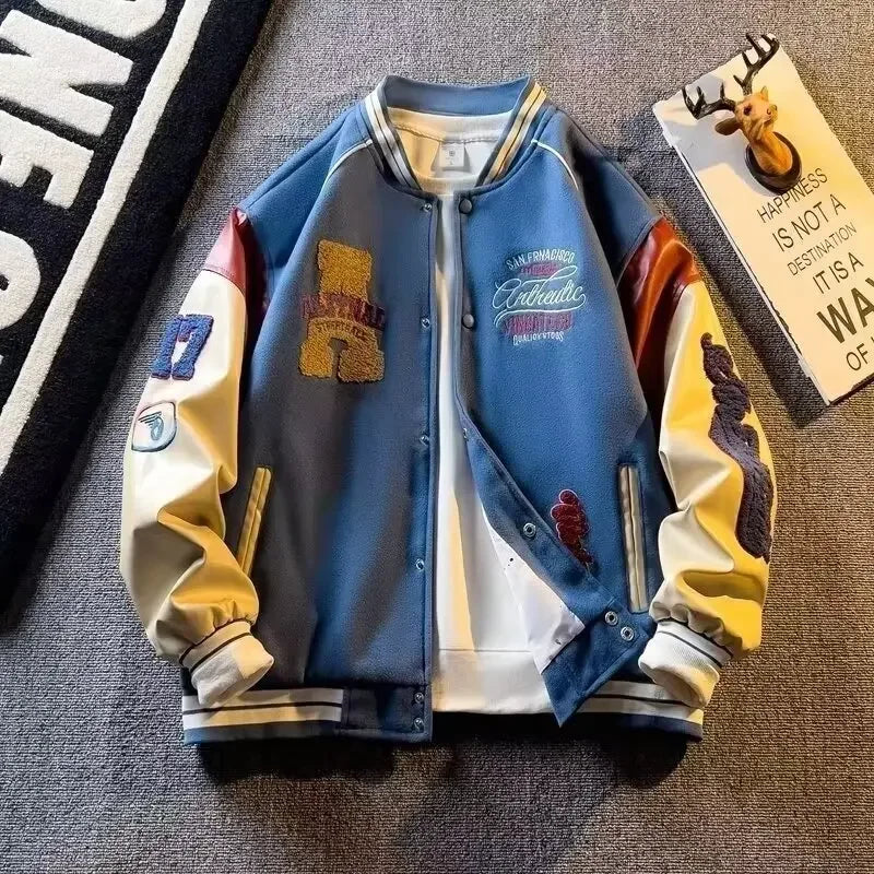 Stylish Mens Quilted Spring Jacket