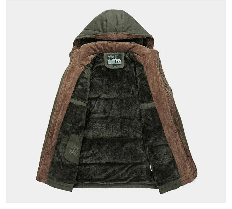 Warm Mens Winter Parka Coat With Soft Fleece Lining - BritishElegance
