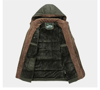 Warm Mens Winter Parka Coat With Soft Fleece Lining - BritishElegance